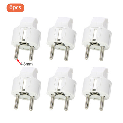 Adaptor de priză electrică de asamblare bricolaj 4,8 mm cu priză UE Coreea Italia Spania Standard european pentru casă
