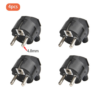 Adaptor de priză electrică de asamblare bricolaj 4,8 mm cu priză UE Coreea Italia Spania Standard european pentru casă
