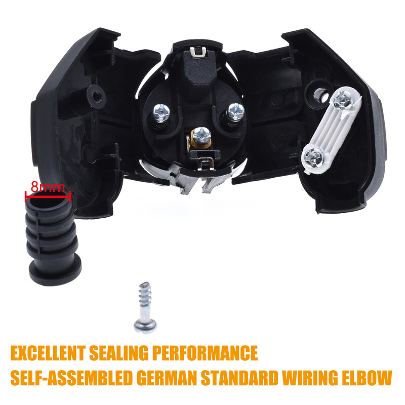 Adaptor de priză electrică de asamblare bricolaj 4,8 mm cu priză UE Coreea Italia Spania Standard european pentru casă