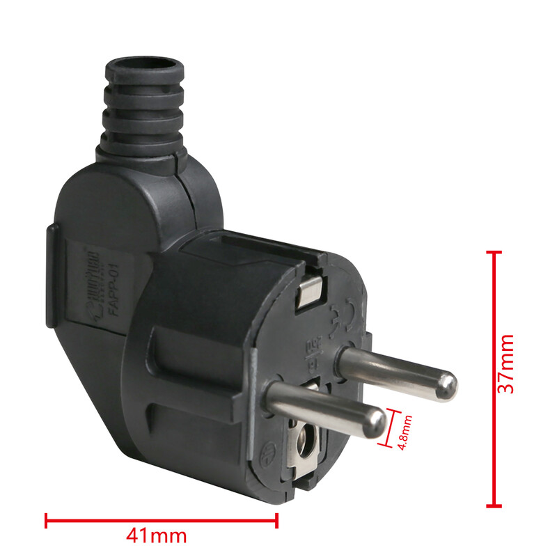 Adaptor de priză electrică de asamblare bricolaj 4,8 mm cu priză UE Coreea Italia Spania Standard european pentru casă