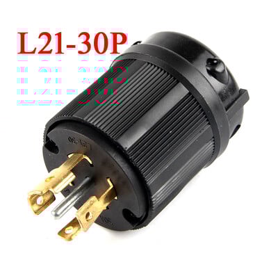 Negru 20A 30A America Industry Twist Lock Power Plug L14-30P 6-30P 5-30P 15-30P 18-30P 19-30P L21-30P 20P US Fire Connector Stear