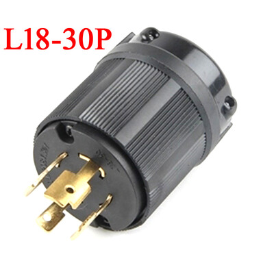 Negru 20A 30A America Industry Twist Lock Power Plug L14-30P 6-30P 5-30P 15-30P 18-30P 19-30P L21-30P 20P US Fire Connector Stear