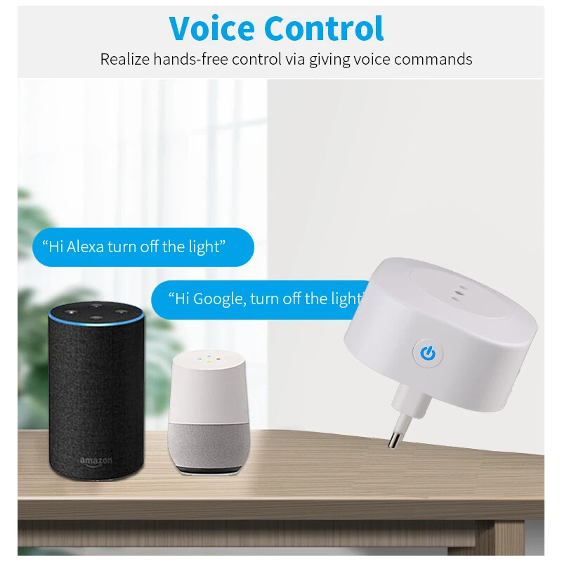 16A Wifi Smart Plug Italija Čile Utičnica Napajanje s timerom USB punjač Tuya SmartLife APP Glasovno upravljanje radi za Google Home Alexa