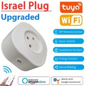 16A Izrael Italija Swit Plug Smart Wifi Power Plug Bežična utičnica Utičnica Radite s Alexa Google Home Assistant Tuya SmartLife APP