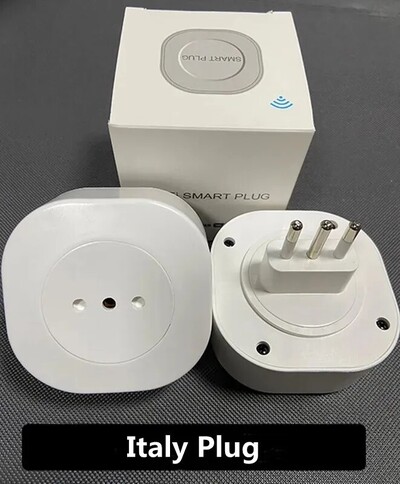 16A Izrael Italija Swit Plug Smart Wifi Power Plug Bežična utičnica Utičnica Radite s Alexa Google Home Assistant Tuya SmartLife APP