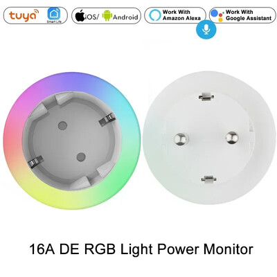 EU US UK DE BR AU IN WiFi Smart Plug Prise Smart Life Tuya App Telecomandă fără fir Priză de alimentare Alexa Google Home Fără hub
