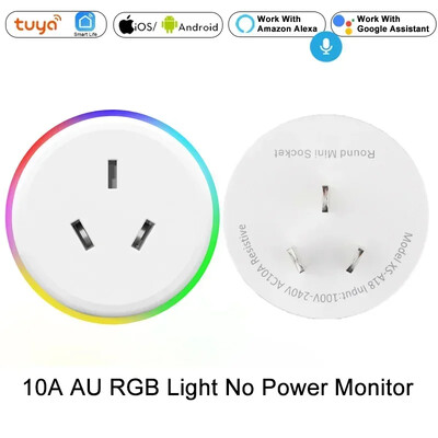 EU US UK DE BR AU IN WiFi Smart Plug Prise Smart Life Tuya App Telecomandă fără fir Priză de alimentare Alexa Google Home Fără hub