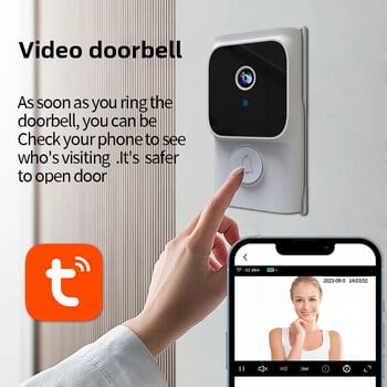 Διασυνοριακό Νέο προϊόν Βίντεο Smart Doorbell Mobile Remote Voice Chat Υψηλής ευκρίνειας Night Vision Infrared Doorbell Χονδρική