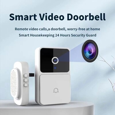 WIFI Video Doorbell Camera Wireless Night Vision Smart Home Security HD Κουδούνι πόρτας αμφίδρομη ενδοεπικοινωνία Φωνητική αλλαγή για το σπίτι