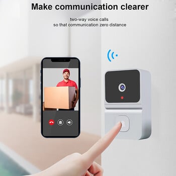 Ασύρματο WiFi Doorbell Camera Αδιάβροχη 720P HD Video Κουδούνι πόρτας Smart Outdoor Wireless Doorbell with Camera Night Vision