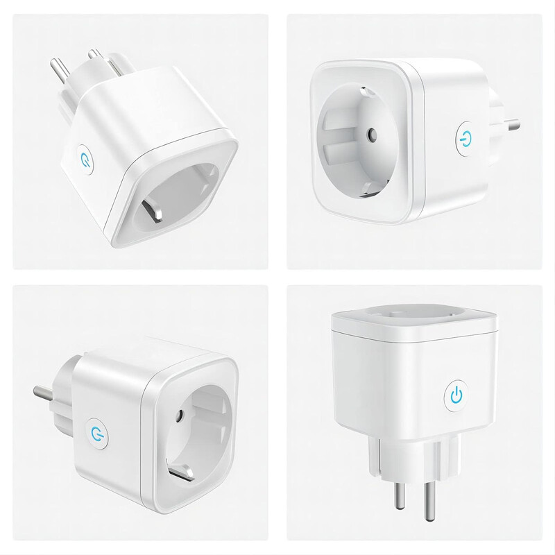 Matter 16A Wifi Smart Plug EU Smart Socket APP Daljinski upravljač Funkcija mjerenja vremena Glas Radi s HomeKit Alexa Google Siri