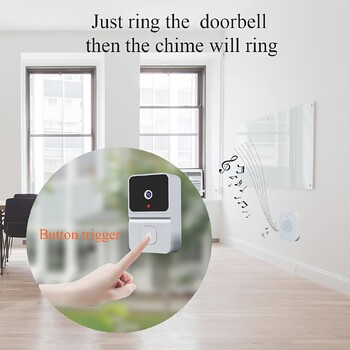 Ασύρματη κάμερα Doorbell 2,4Ghz WIFI Remote Call Doorbell Security Video ενδοεπικοινωνία καλωσορίσματος Door Bell για κάμερα τηλεφώνου Smart Home