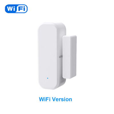 Tuya WiFi/Zigbee Senzor inteligent de ușă și fereastră Alarma de securitate magnetică Smartlife APP Monitor de la distanță funcționează cu Alexa Google Home