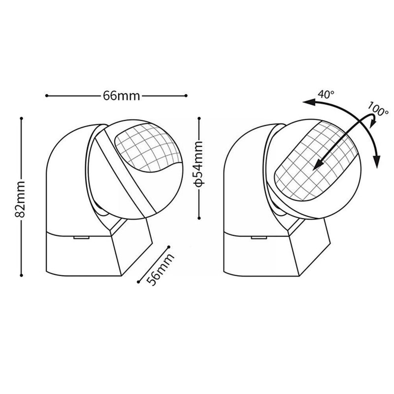 Mișcare lungă cu infraroșu în aer liber 110v~230v Comutator de perete Detectoare PIR Senzor LED Temporizator impermeabil Senzor de mișcare 180 de lumină 