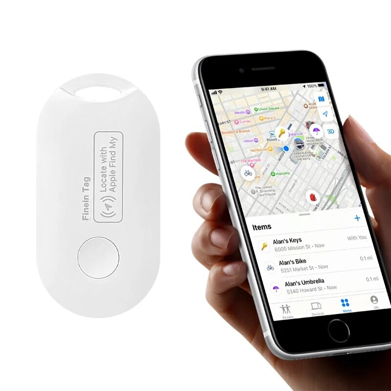 Ετικέτα GPS για παιδιά/ηλικιωμένους Smart AirTag Mini Pet Tracker Bluetooth Smart Tag Car Lost Tracker για Apple IOS System Find My