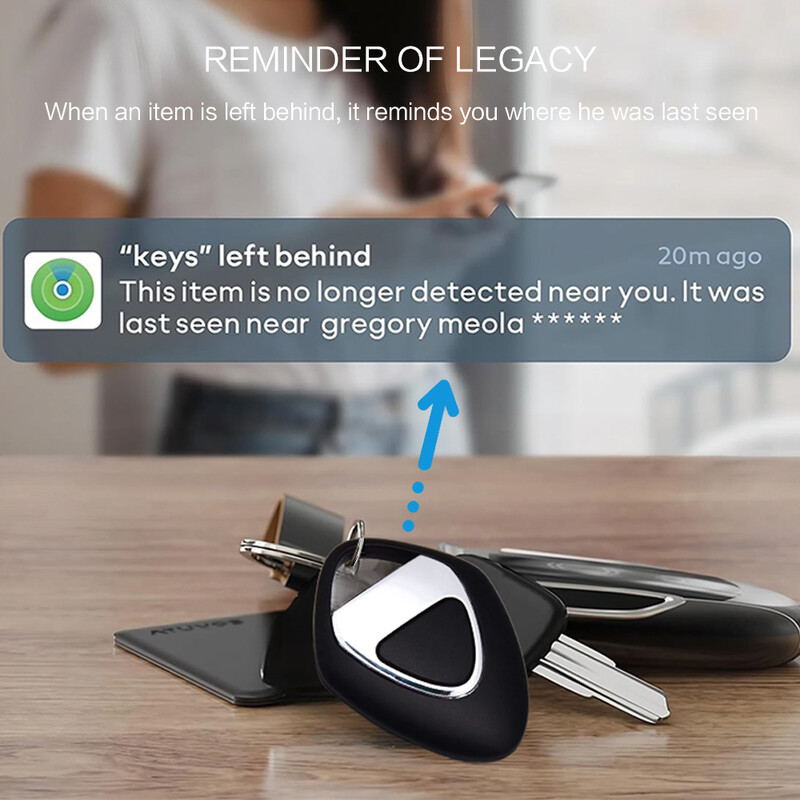 STONEGO Finder Security SmartTrack Link Smart Tag cu Apple Find My Key Tracker GPS Bluetooth pentru cască bagaje MFi Finder IOS