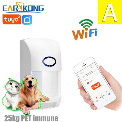 Tuya Smart WiFi Infracrveni detektori Senzor pokreta Alarm kompatibilan s Tuyasmart APP Smart Life APP