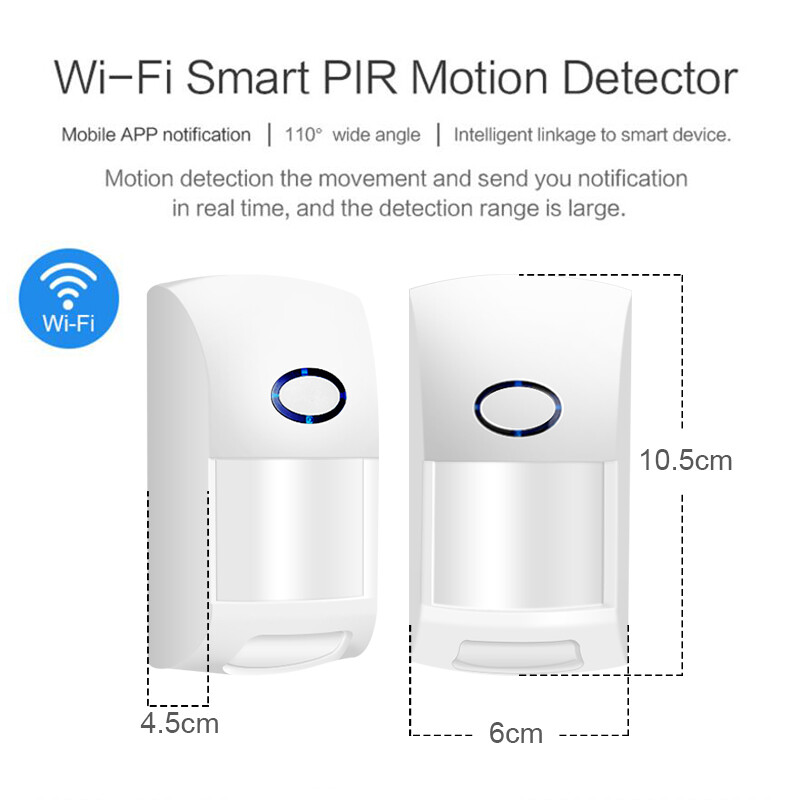 Tuya Smart WiFi Infracrveni detektori Senzor pokreta Alarm kompatibilan s Tuyasmart APP Smart Life APP