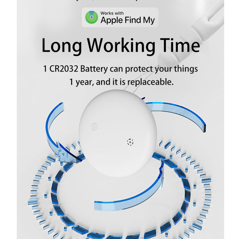 GPS Tracker Smart Bluetooth airtag locator Radi s Appleom Find My APP ITag Anti Lost Reminder Device Auto Key Finder Pet Kid Finder