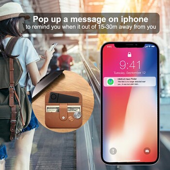 Интелигентен Bluetooth GPS тракер за карти, базиран на IOS Find My APP Anti Lost Item Locator за iPhone Bag Bag Key Finder Tag