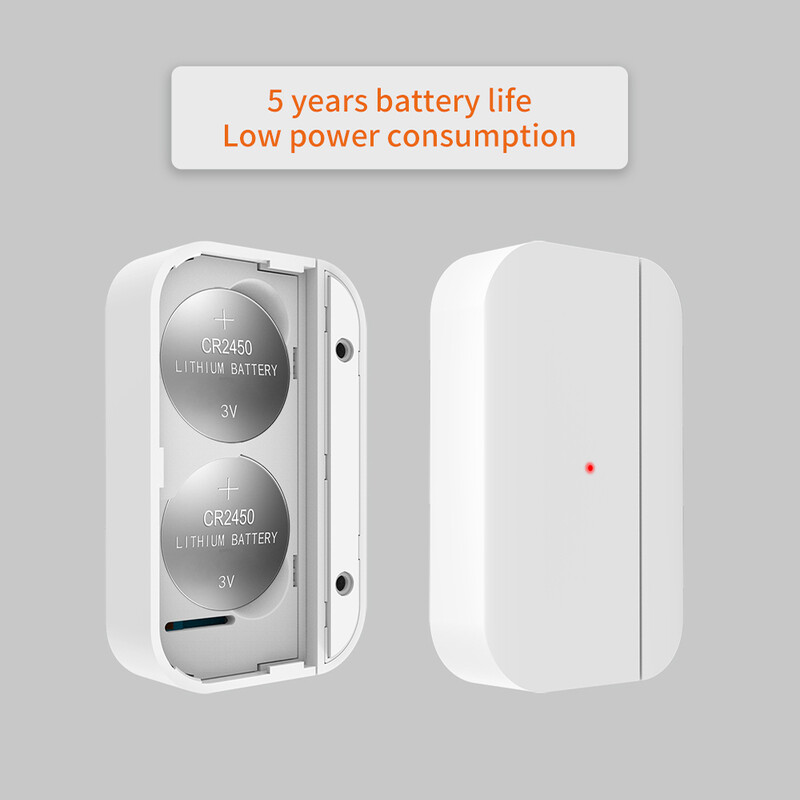 Senzor magnetic pentru uși și ferestre TAIBOAN wireless 433MHz EV1527 pentru sistem de alarmă inteligent de securitate pentru acasă Seturi de alarmă antiefracție