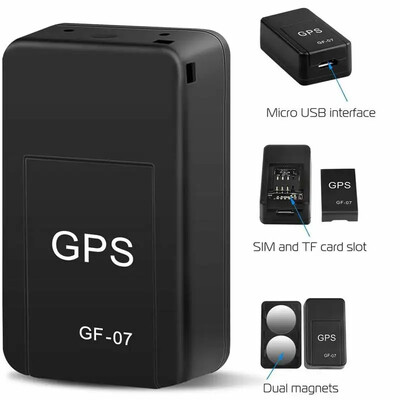GF07 Magnetski uređaj za praćenje automobila GPS pozicioner Praćenje u stvarnom vremenu Magnet za adsorpciju Mini lokator SIM umeci Poruka Kućni ljubimci Anti-lost