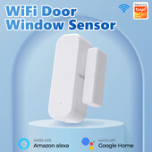 Tuya WiFi Smart Door Door Window Sensor Smart Home Sigurnosna zaštita Alarmni sustav Detektori otvorenih/zatvorenih vrata za Alexa Google