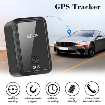 GF09 Mini GPS Tracker Car Locator App Control Проследяване на местоположението в реално време Гласов запис против изгубено устройство за позициониране за дете