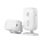 Wsdcam vezeték nélküli mozgásérzékelő ajtócsengő 36 csipogó üdvözlő riasztó bejárati ajtócsengő infravörös érzékelővel, indukciós éjszakai lámpával