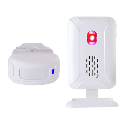 Wsdcam vezeték nélküli mozgásérzékelő ajtócsengő 36 csipogó üdvözlő riasztó bejárati ajtócsengő infravörös érzékelővel, indukciós éjszakai lámpával