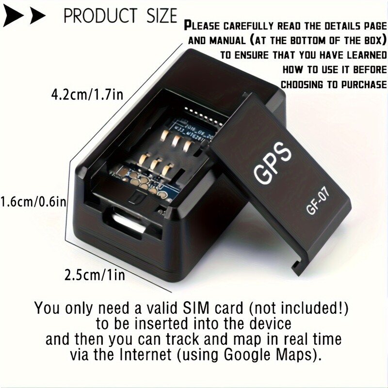 Mini GPS tracker - lokalizátor v reálnom čase s ochranou proti krádeži so silným magnetickým držiakom - panické upozornenie pre autá, domáce zvieratá, bicykle a mobilné telefóny