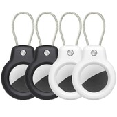 Προστατευτική θήκη υπολογιστή Casual με συρμάτινο μονόχρωμη θήκη κλειδαριάς κατά των απωλειών Μπρελόκ για αποσκευές Apple AirTag