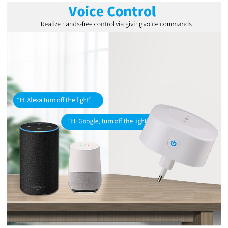 16A Chile Italia Smart Wifi Priză Smart Wifi Priză fără fir Funcționează cu Alexa Google Home Assistant Tuya SmartLife APP