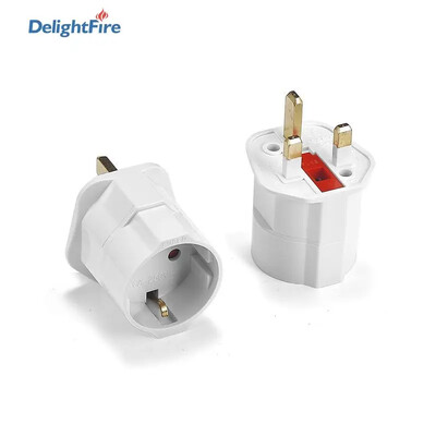 Adaptor de priză europeană UE la UK Standard Euro 250V Fișă UE la priză electrică din Marea Britanie Adaptor de alimentare Priză electrică