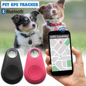 Mini Fashion Smart Dog Animale de companie Bluetooth4.0 Tracker GPS Etichetă de alarmă anti-pierdere Wireless Geanta pentru copii Portofel Localizator de chei În stoc