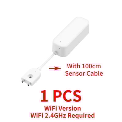 Tuya Smart WIFI Senzor de scurgeri de apă Alarma Detector de nivel de apă Senzor de scurgeri de inundații APP Telecomandă Sistem de alarmă de securitate