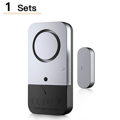 Wsdcam durų lango jutiklis, nepriklausomas atsidarantis magnetinis durų jutiklis, 130 dB belaidė apsaugos signalizacija