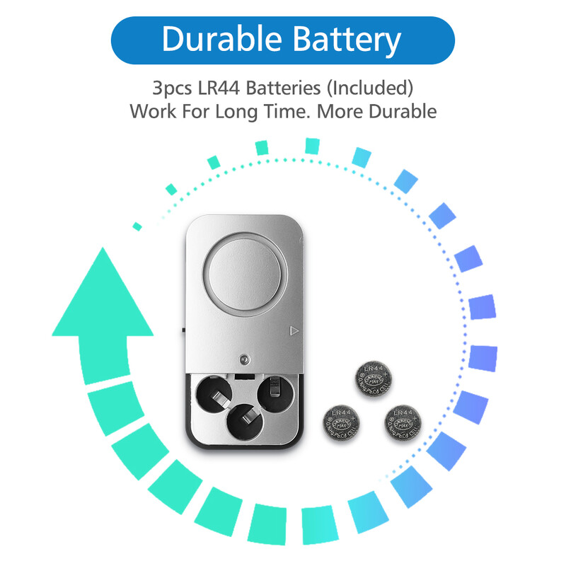Wsdcam durų lango jutiklis, nepriklausomas atsidarantis magnetinis durų jutiklis, 130 dB belaidė apsaugos signalizacija