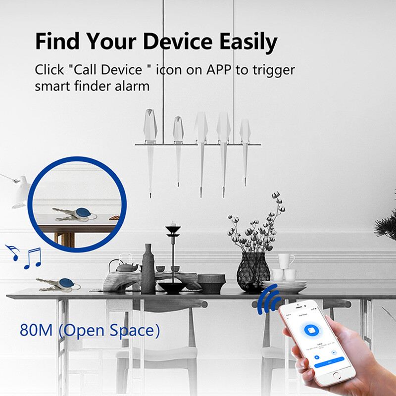 Tuya Smart Life Smart Tag Ασύρματη συμβατή με Bluetooth Tracker Child Bag Wallet Finder Key Finder Anti Lost Alarm Tracker