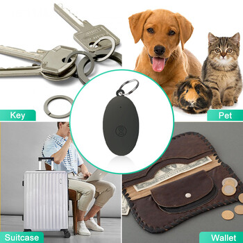 Dog Cat Finder Мини GPS устройство за проследяване Anti-lost Tracker For Kids Pet Key Wallet Smart Bluetooth Tracker Locator IOS/ Android