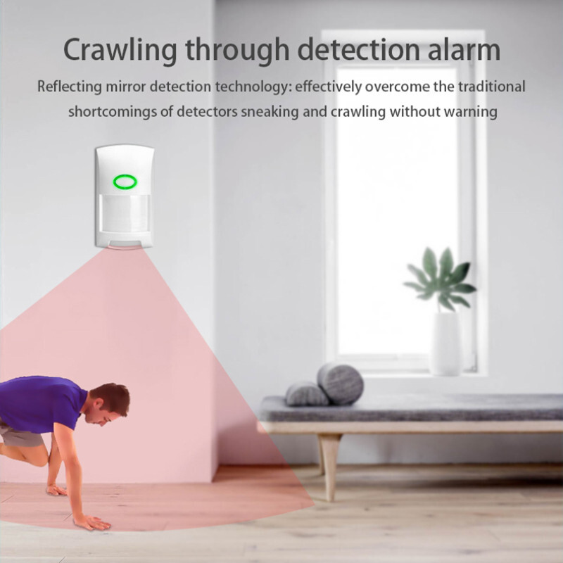 Tuya Smart WiFi Detectoare cu infraroșu Senzor de mișcare Smart Life APP Control în timp real Compatibil cu Alexa Google Home Assistant