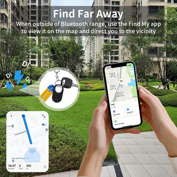 MFI Smart Bluetooth GPS Tracker Работи с IOS Find My Anti Lose Reminder Device for Iphone Tag Replacement Locator Smart Airtag