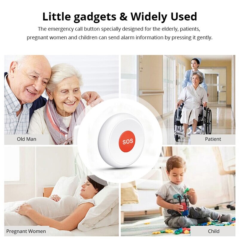 Tuya ZigBee SOS tipka za hitne slučajeve Alarm za stariju djecu Pomoć za hitne slučajeve Prebacivanje Sigurnosna zaštita doma Kontrola aplikacije Smart Life