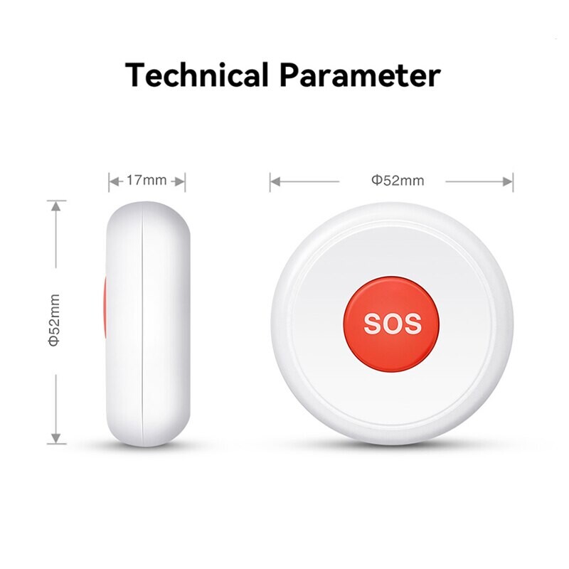 Tuya ZigBee SOS tipka za hitne slučajeve Alarm za stariju djecu Pomoć za hitne slučajeve Prebacivanje Sigurnosna zaštita doma Kontrola aplikacije Smart Life