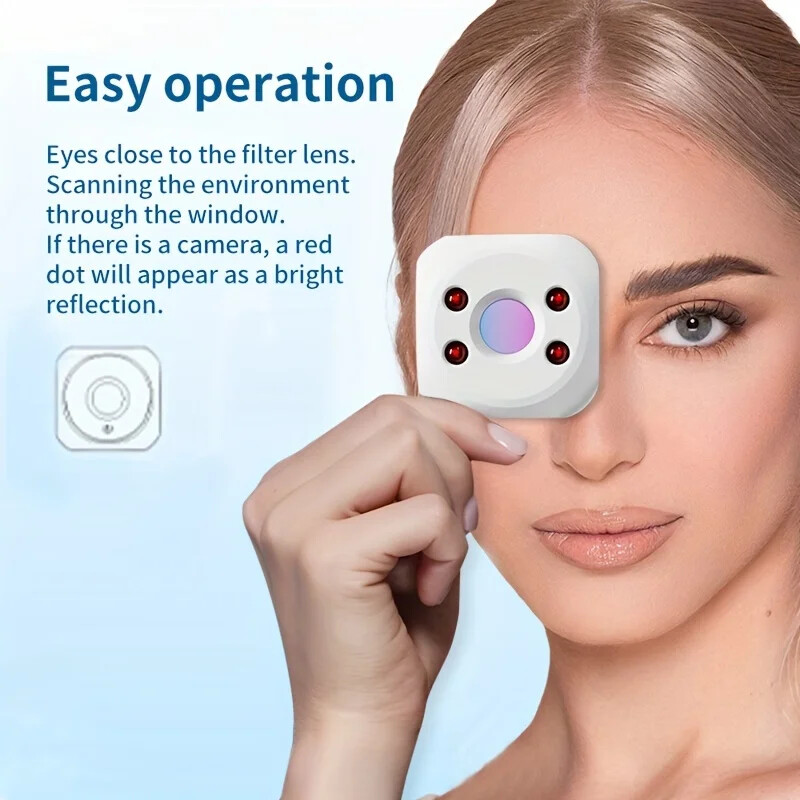 Kaamera detektor peidetud kaamera jaoks Kaasaskantav peidetud objektiivi detektori leidja hotelli piilumisvastase turvakaitse jaoks Candid Detector