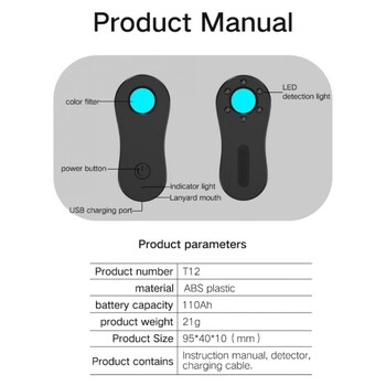 Нов мултифункционален антишпионски детектор Камера GSM Audio Bug Finder GPS сигнален обектив RF Tracker Откриване на безжични продукти