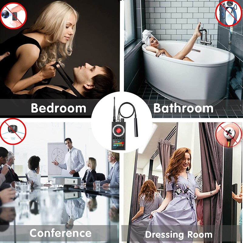 Νέος ανιχνευτής κρυφής κάμερας υποκλοπής κρυφής κάμερας K19+ Ασύρματο σήμα ήχου Gsm GPS Tracker Ανιχνευτής κάμερας Εύρεση σφαλμάτων