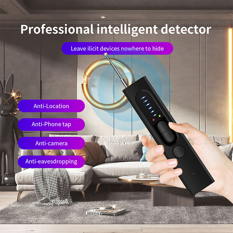 Mini detector de cameră cu infraroșu Alarmă de protecție Tester Wifi Micro wireless multifuncțional Dispozitiv de semnal Gps Detector de scanare