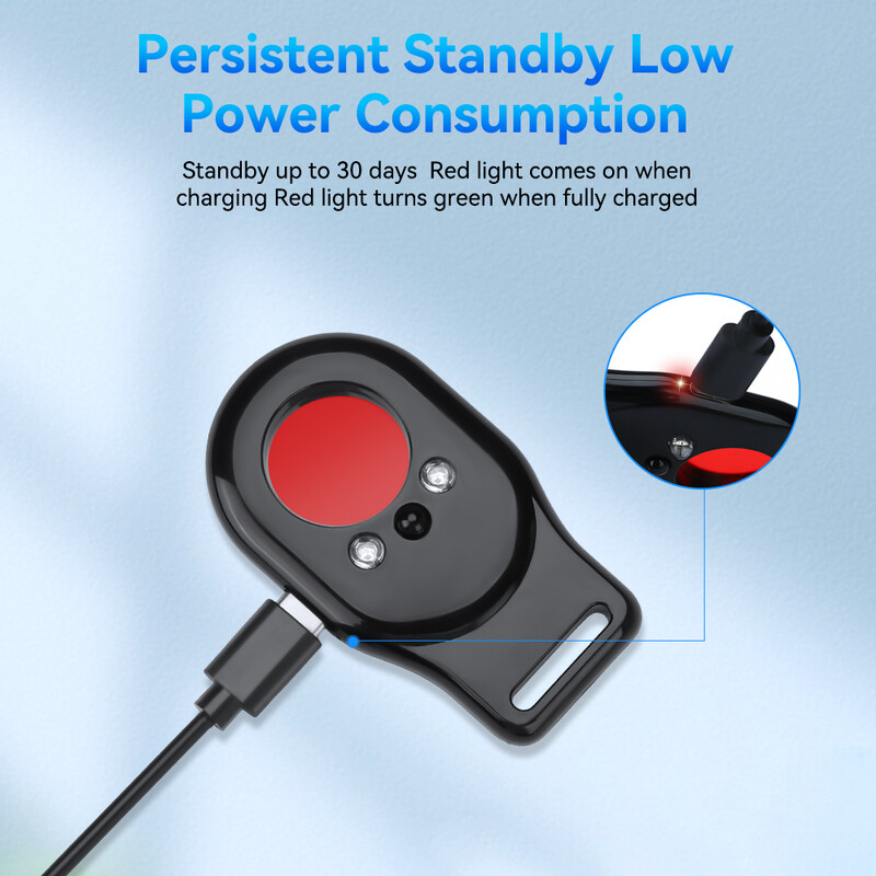 Camluxy Detector portabil de cameră anti candid Scanare în infraroșu pentru hotel în aer liber Detector de cameră ascunsă cu alarmă IR cu LED antifurt