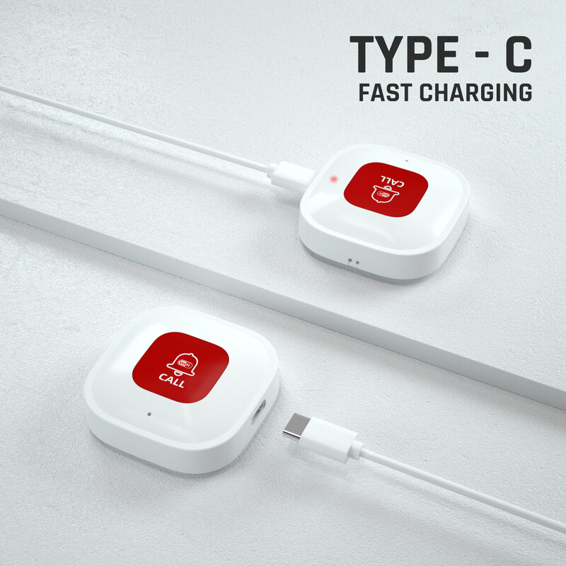 TUYA WiFi Buton de apel de urgență Smart SOS Caregiver Pager Transmițător de alertă de telefon Buton de apel de urgență pentru copii Pacient în vârstă